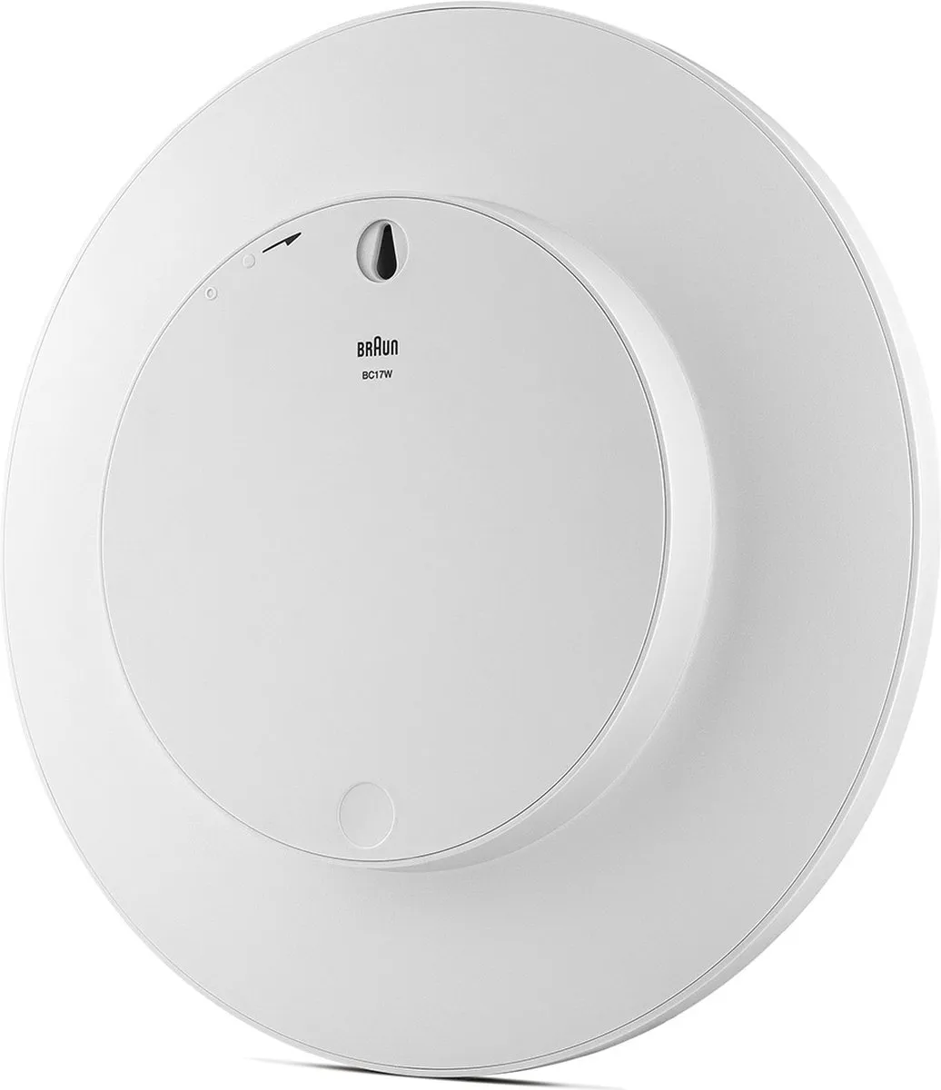 Braun BC17W Wandklok - Analoog - Wit