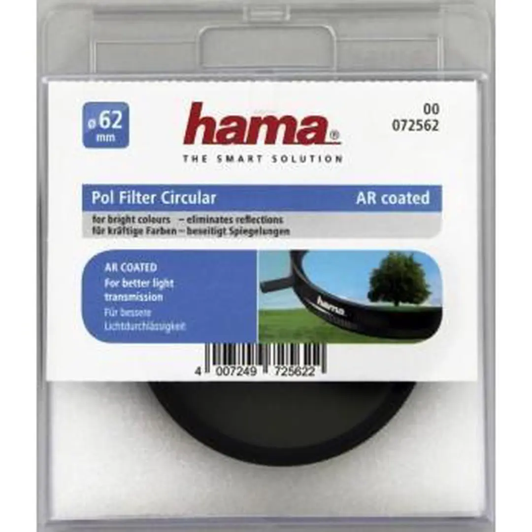 Hama Circulaire Filter 62mm - Zwart - afbeelding 4 van 6