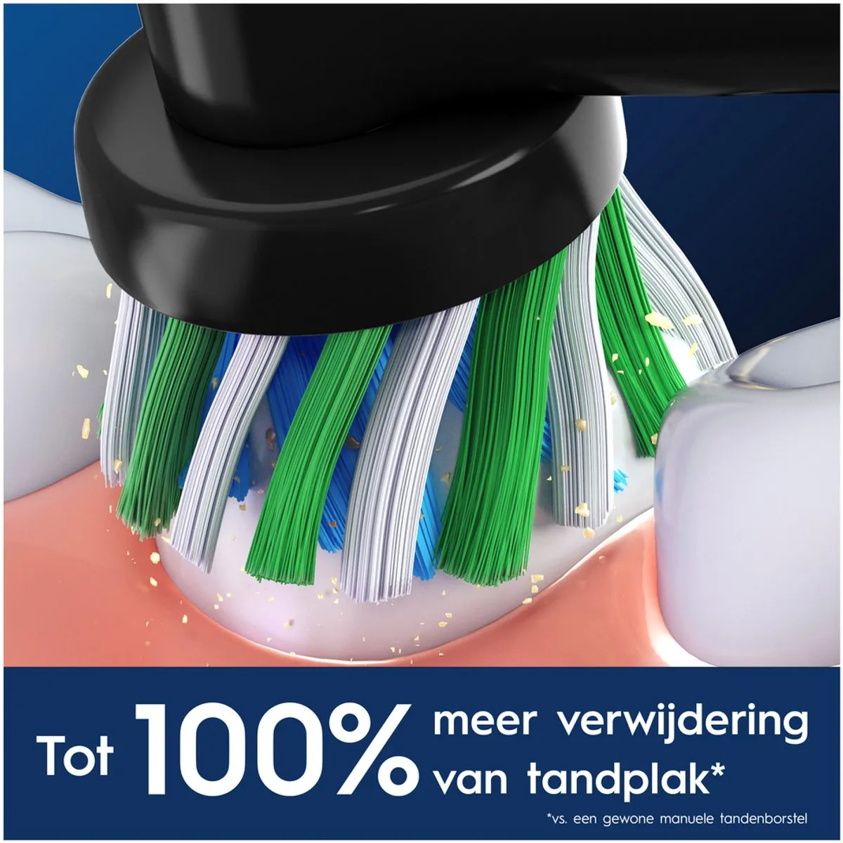 Oral-B Pro Cross Action Opzetborstels - 8 Stuks - Zwart