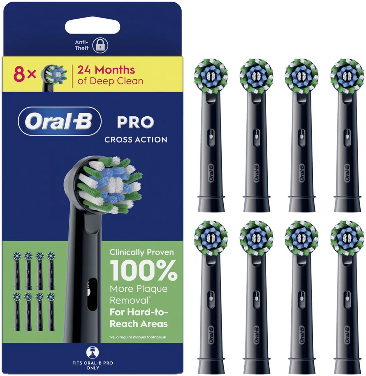 Oral-B Pro Cross Action Opzetborstels