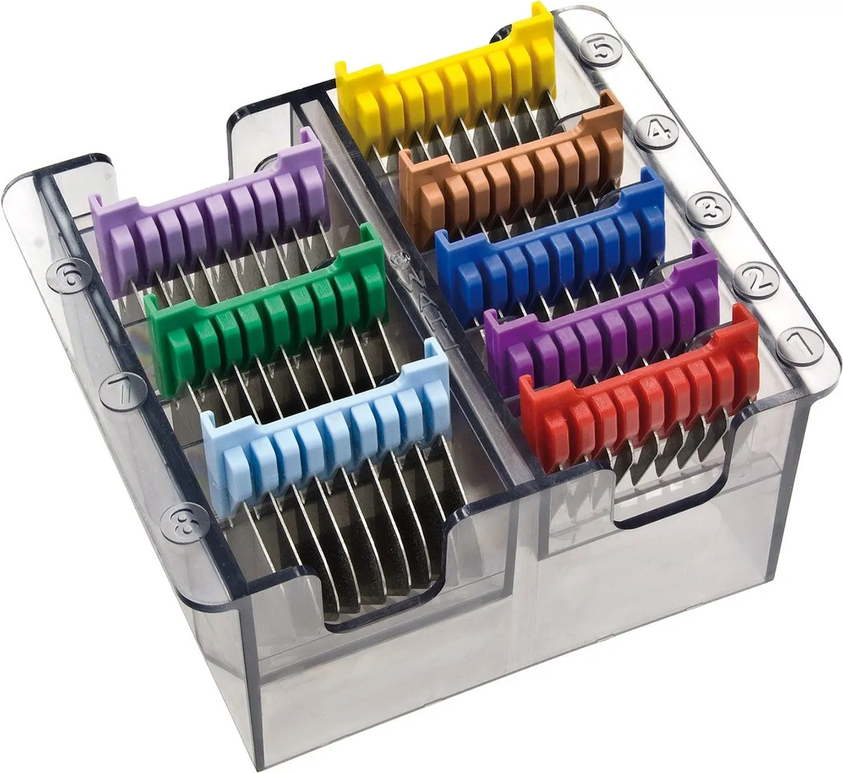 Wahl Opzetkammen Set 8 Stuks 1233-7050