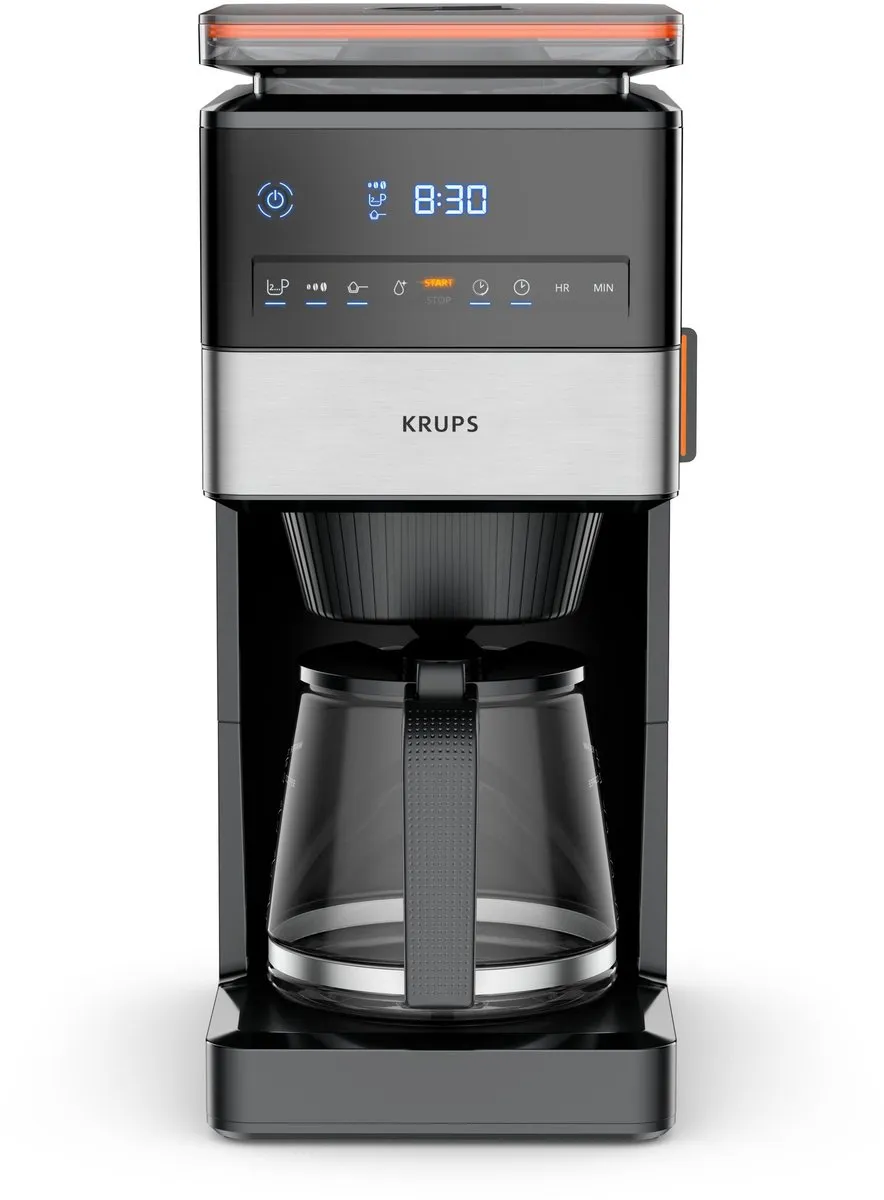 Krups Aroma Partner KM8428 Volledig Automatisch Koffiezetapparaat - 15 Kopjes - Zwart