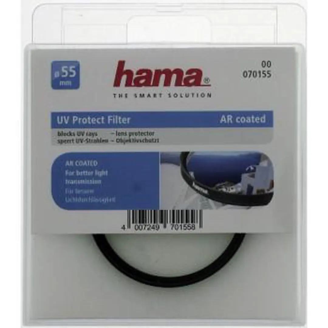 Hama UV-Filter 390 55mm - Zwart - afbeelding 6 van 6