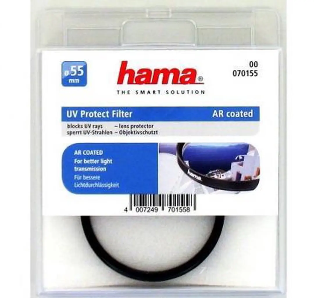 Hama UV-Filter 390 55mm - Zwart - afbeelding 4 van 6