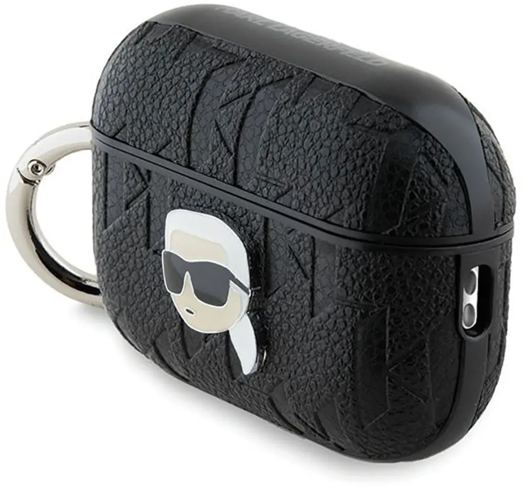 Karl Lagerfeld Monogram Karl Head Case AirPods Pro 2 - Zwart