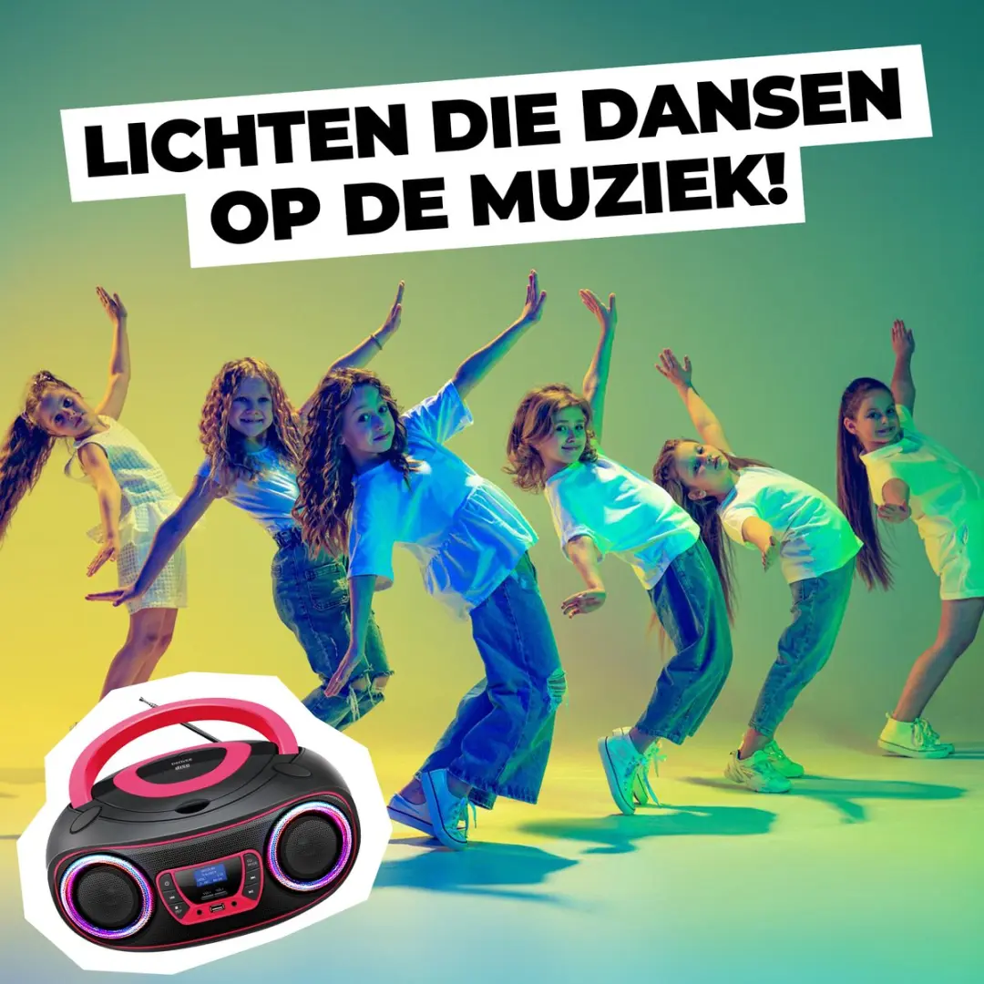 Denver TDB212PINK Draagbare DAB+/FM Radio - Roze
