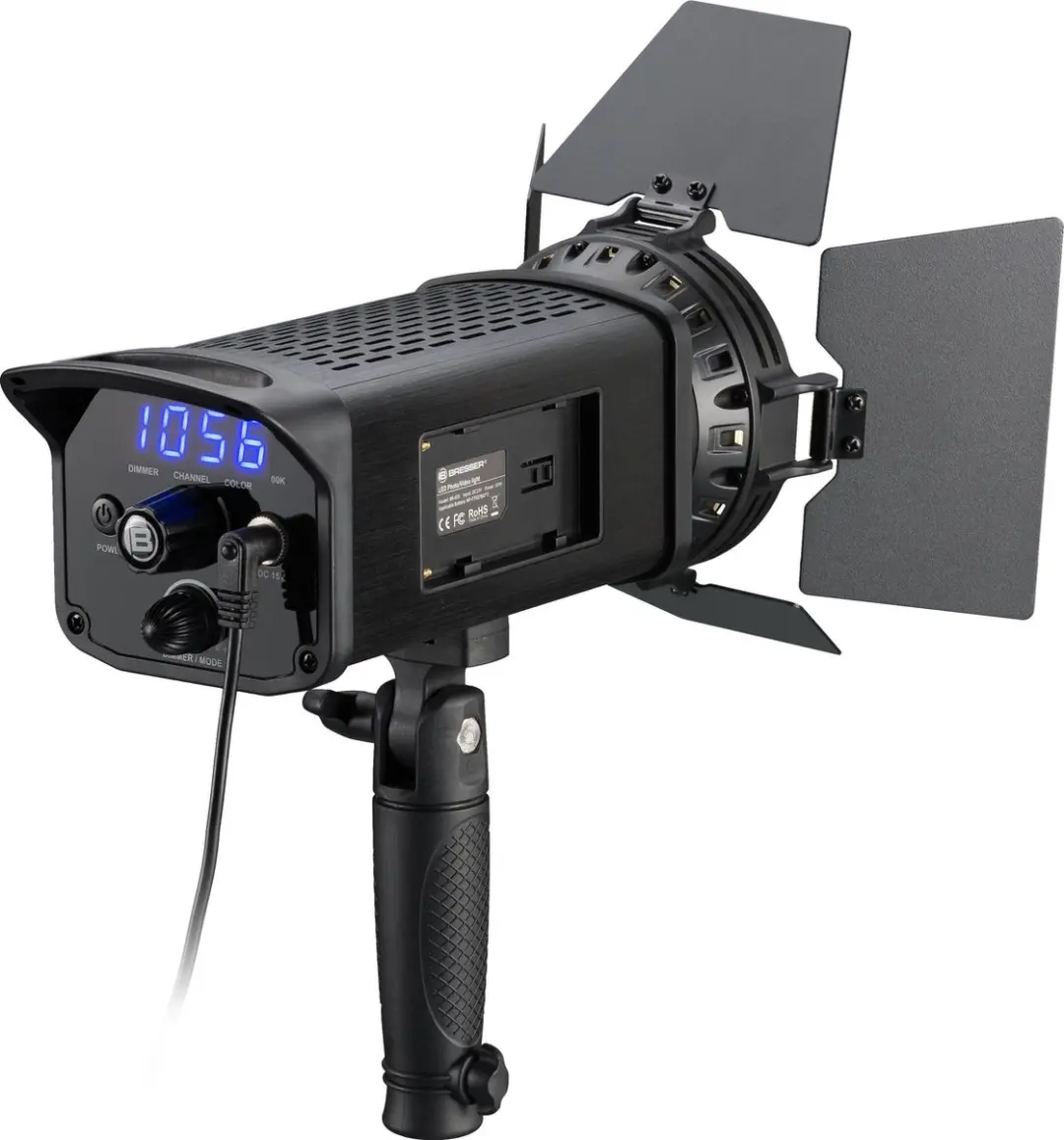 Bresser SP-60 LED Fresnel Lamp 60W - Zwart
