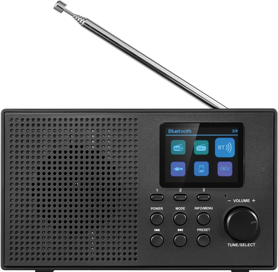 Sandberg 421-39 Draagbare Radio DAB+BT - 3W - Zwart