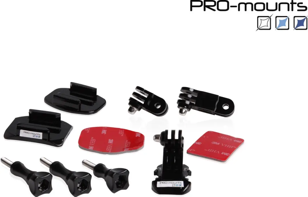 PRO-Mounts PM2013GP99 GoPro Accessoires - 5 Stuks - Zwart