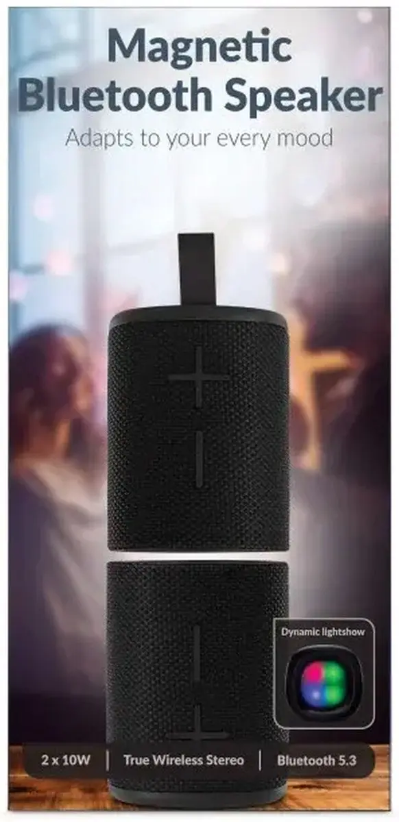 Mobilize 2in1 Bluetooth Speaker TWS - Zwart