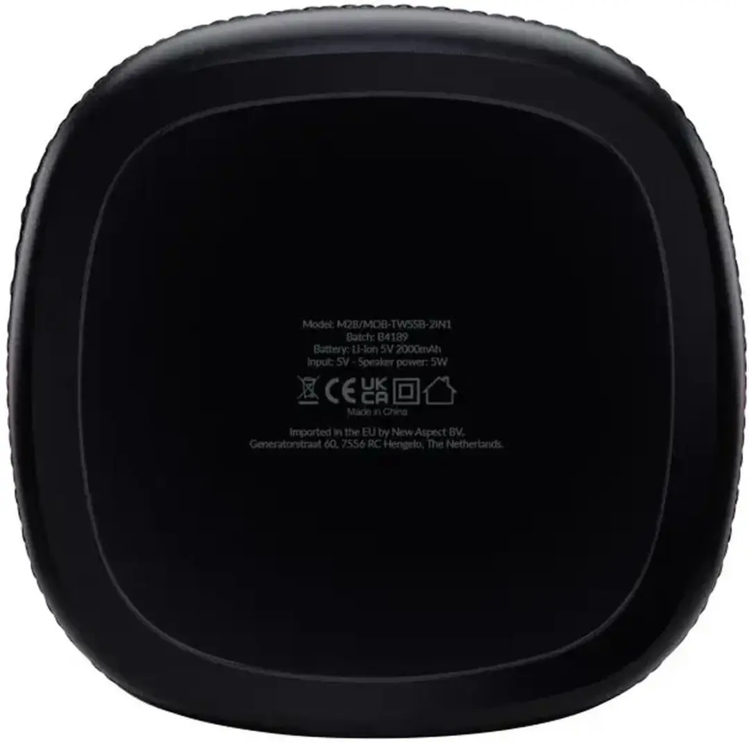 Mobilize 2in1 Bluetooth Speaker TWS - Zwart