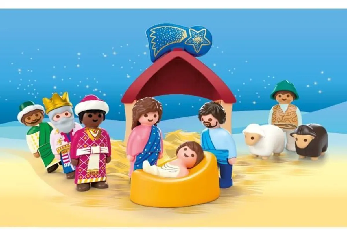 Playmobil Junior Kerststal 72001 - 14 Onderdelen