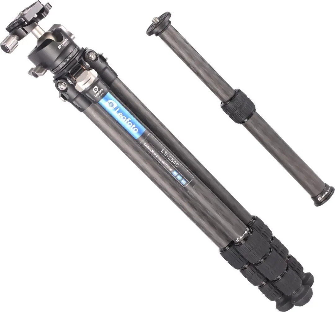 LeoFoto Ranger LS-254C + Ballhead LH-30 Stativerset - Zwart/Grijs