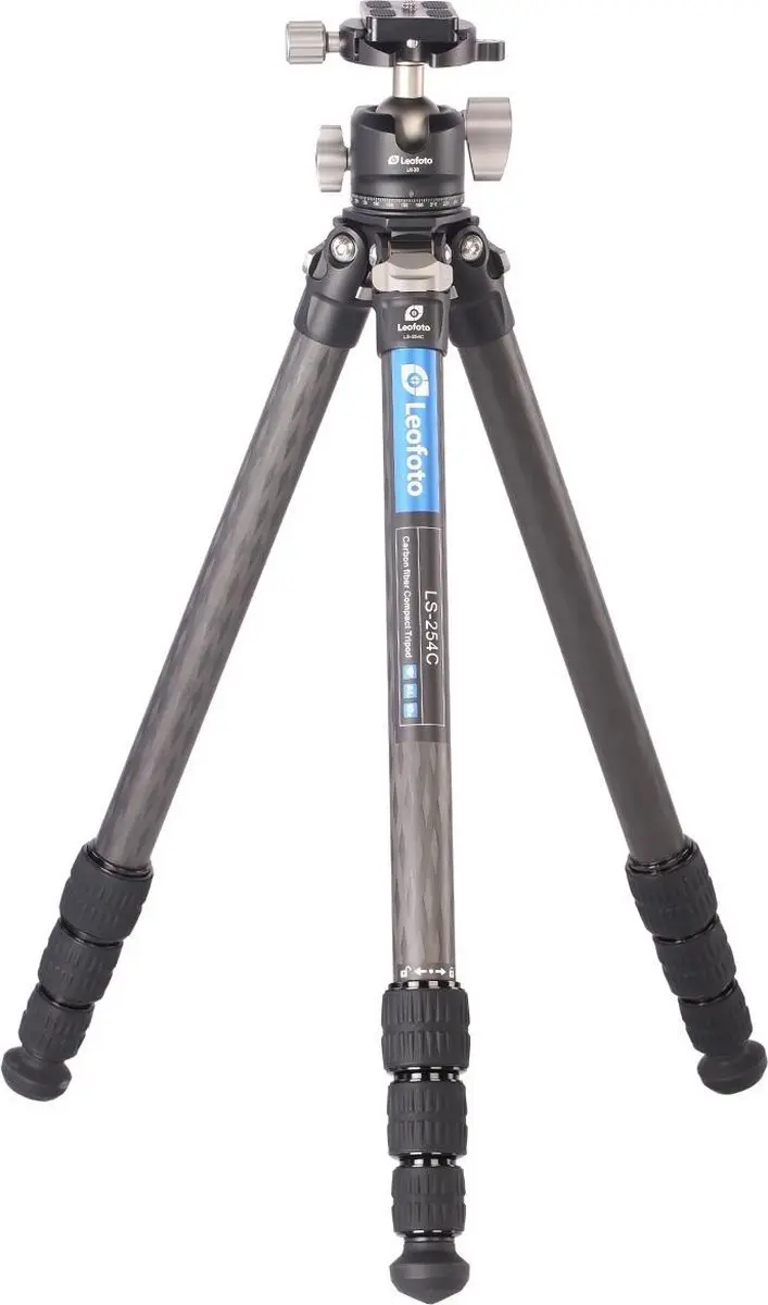 LeoFoto Ranger LS-254C + Ballhead LH-30 Stativerset - Zwart/Grijs
