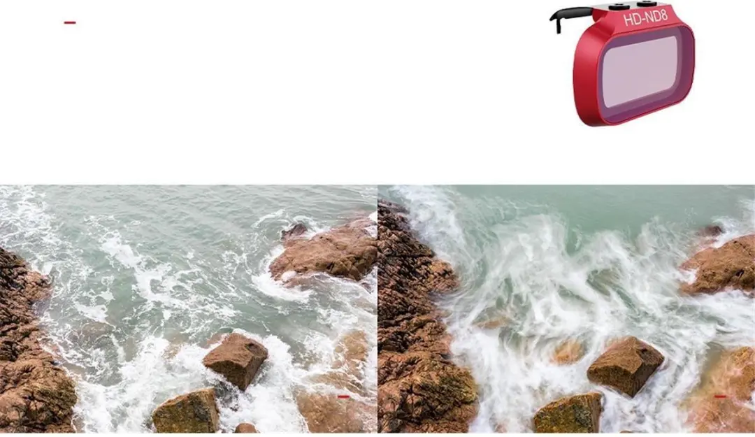 PGYTECH ND Filterset ND8/16/32/64 - 4 Stuks - Rood