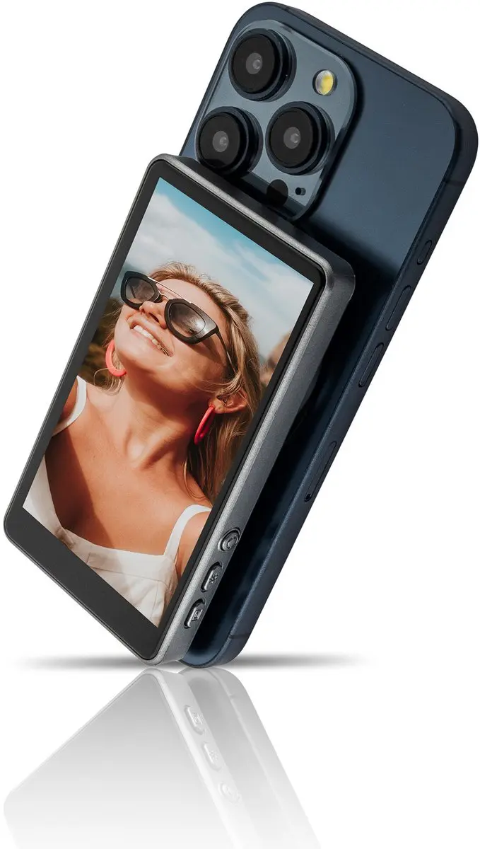 MOJOGEAR VS2 Selfie Monitor - Magnetisch Grijs