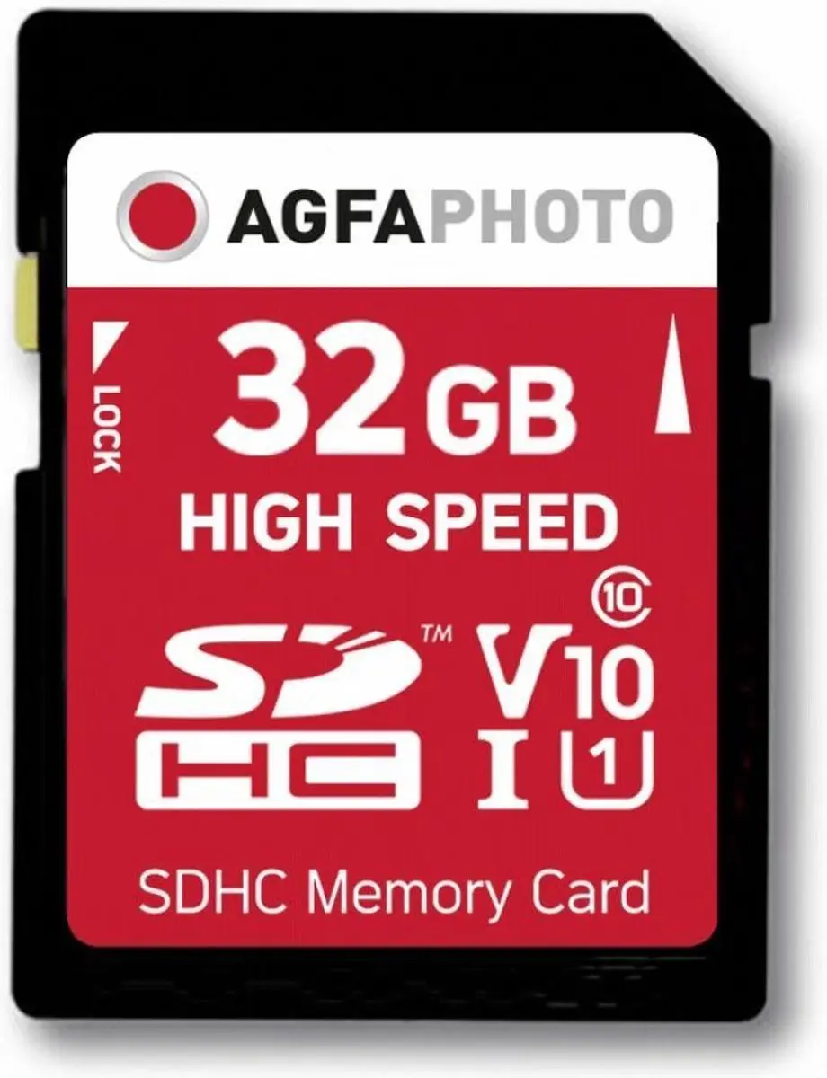AgfaPhoto SDHC 32GB Class 10 UHS-I U1