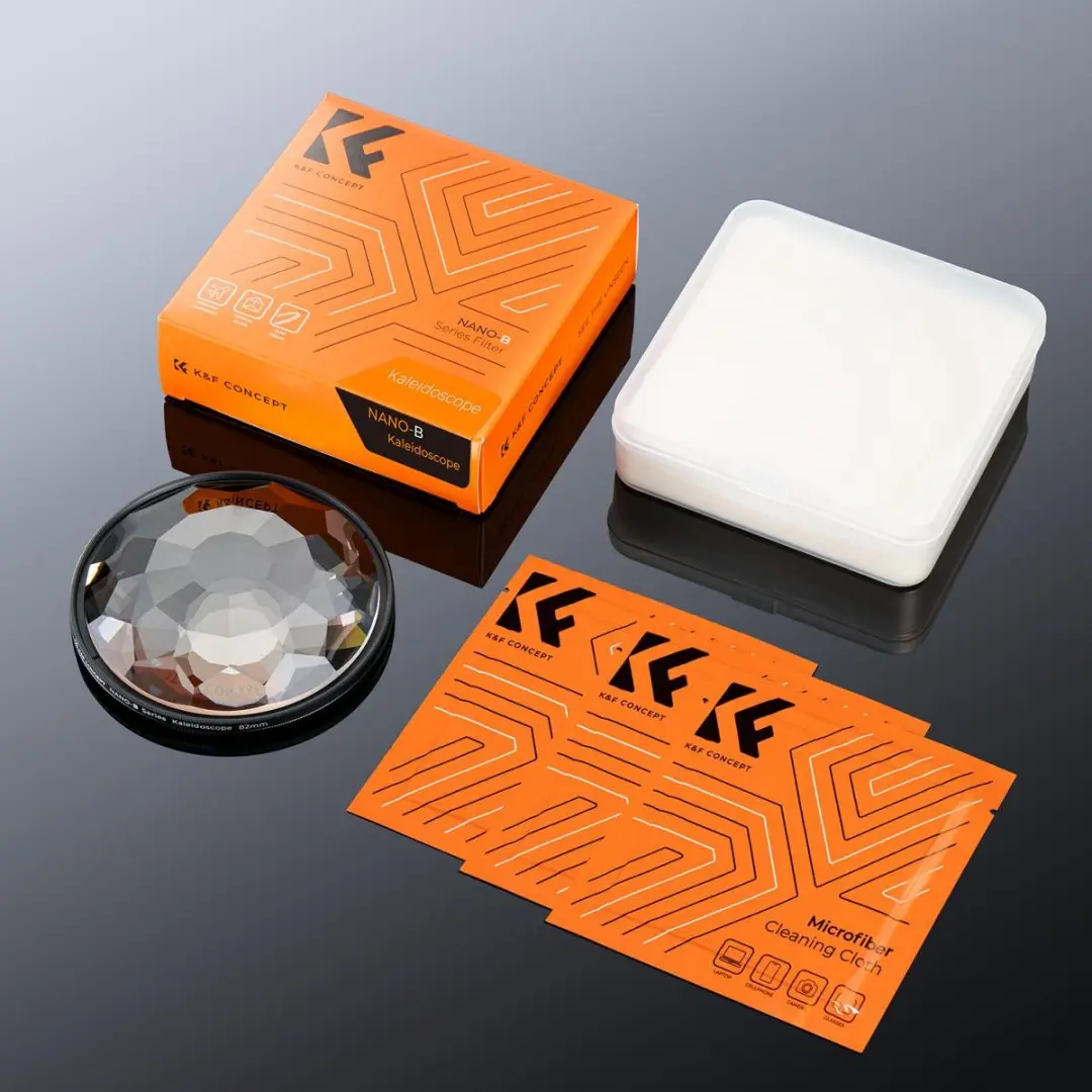 K&F Concept 82mm Kaleidoscope Nano-B Filter - Zwart