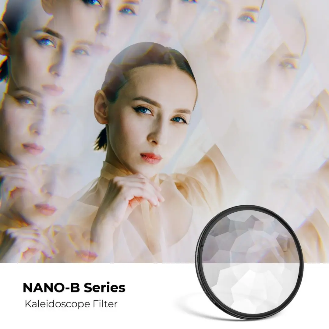 K&F Concept 82mm Kaleidoscope Nano-B Filter - Zwart