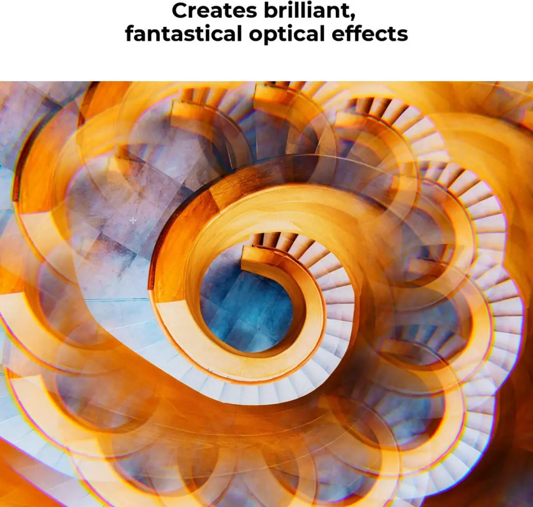 K&F Concept 82mm Kaleidoscope Nano-B Filter - Zwart