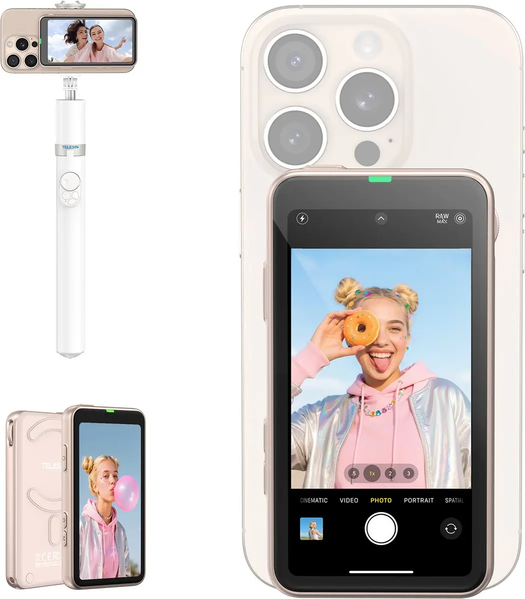 Telesin P5-RMT-07 Selfie Vlog Monitor 4 inch
