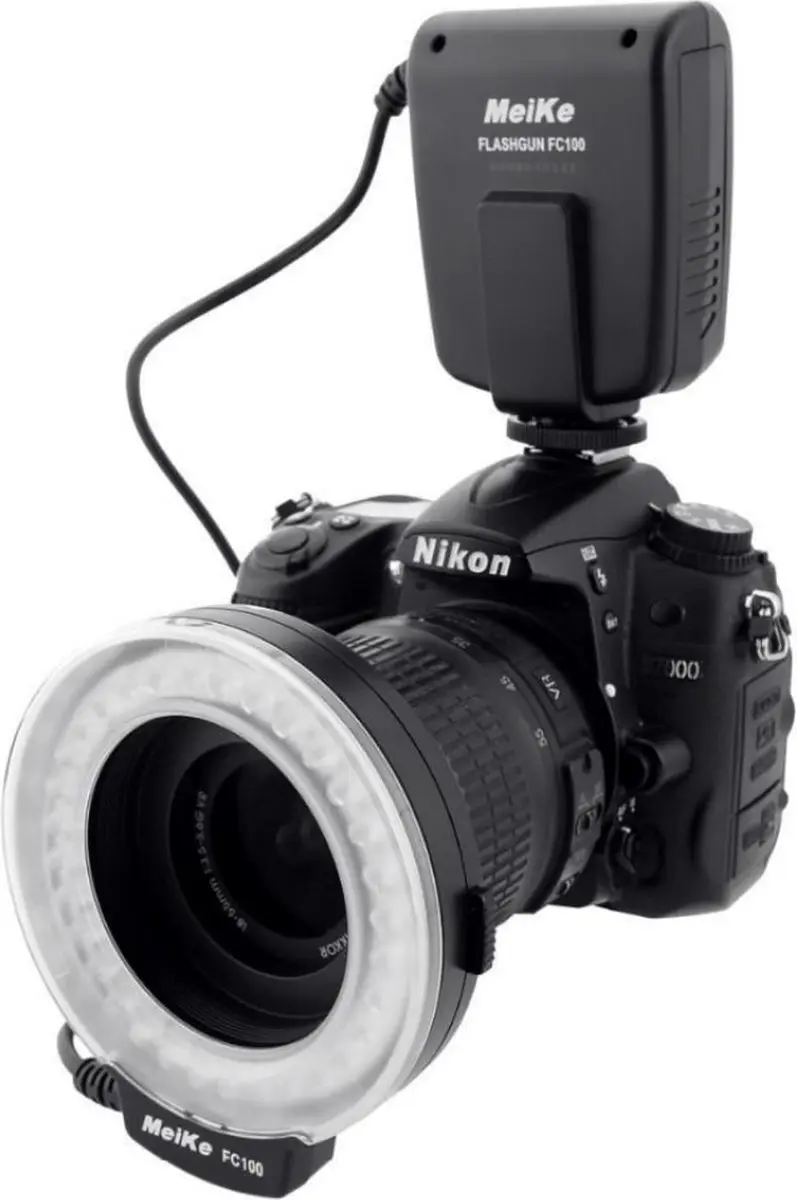 Meike FC-100 Macro Ringflitser - Zwart - afbeelding 2 van 5