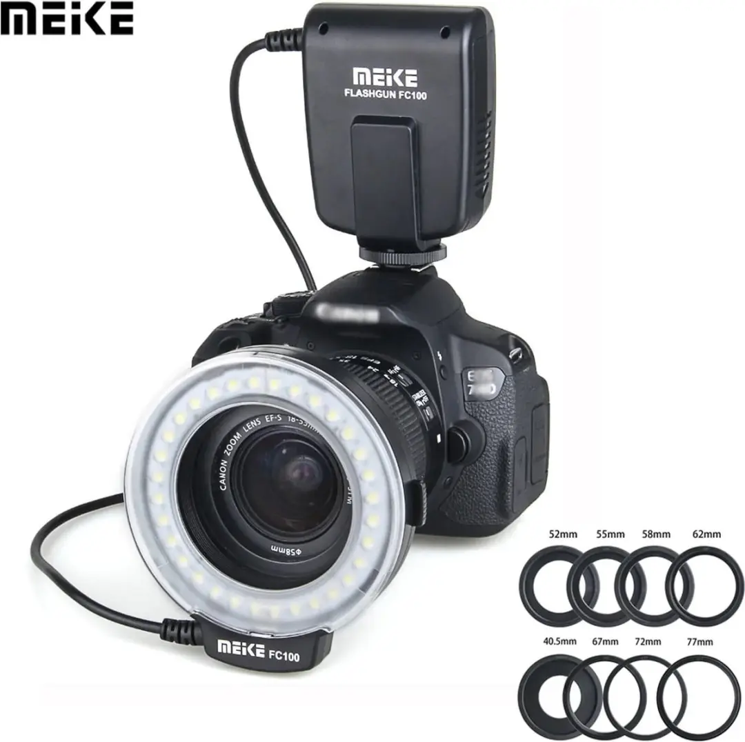 Meike FC-100 Macro Ringflitser