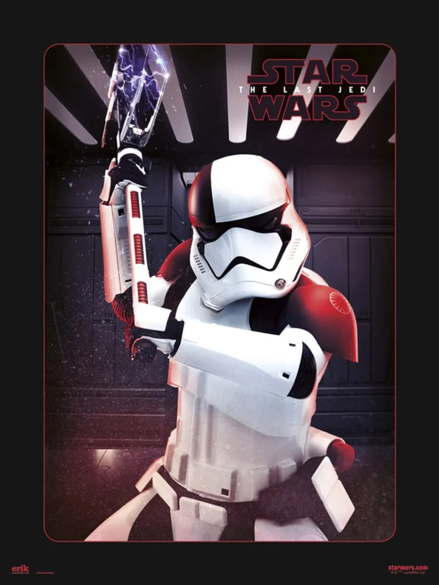 Star Wars Episode VIII Art Print Executioner Trooper 30x40cm