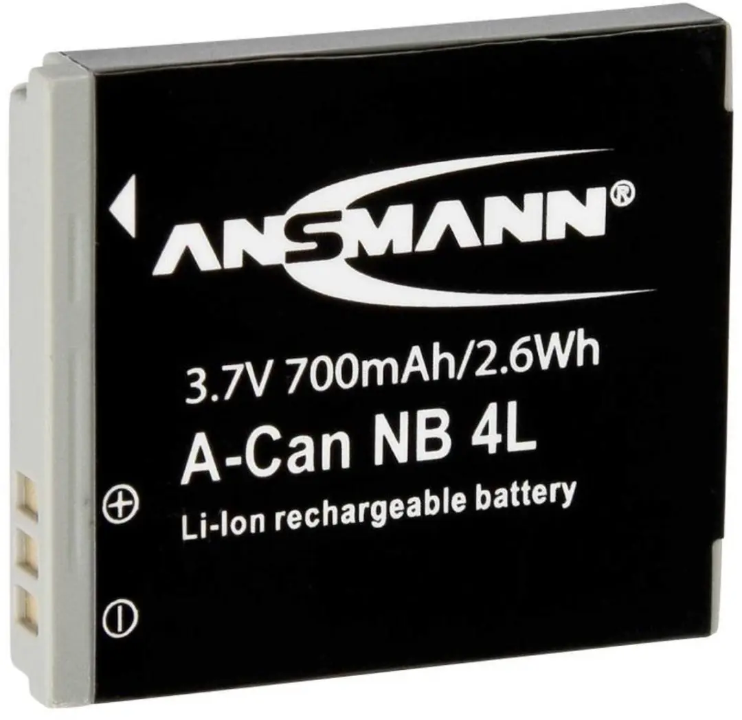 Ansmann NB4L Li-ion Accu 700mAh - Compactcamera