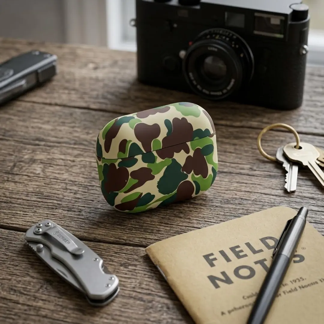 NUVEX Hoesje AirPods Pro 3 Groen - Camouflage