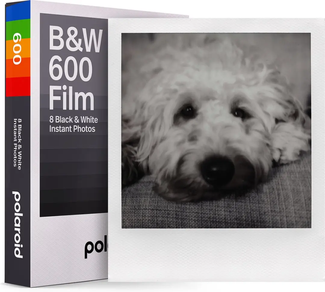 Polaroid Zwart B&W Film 600 - 8 Stuks