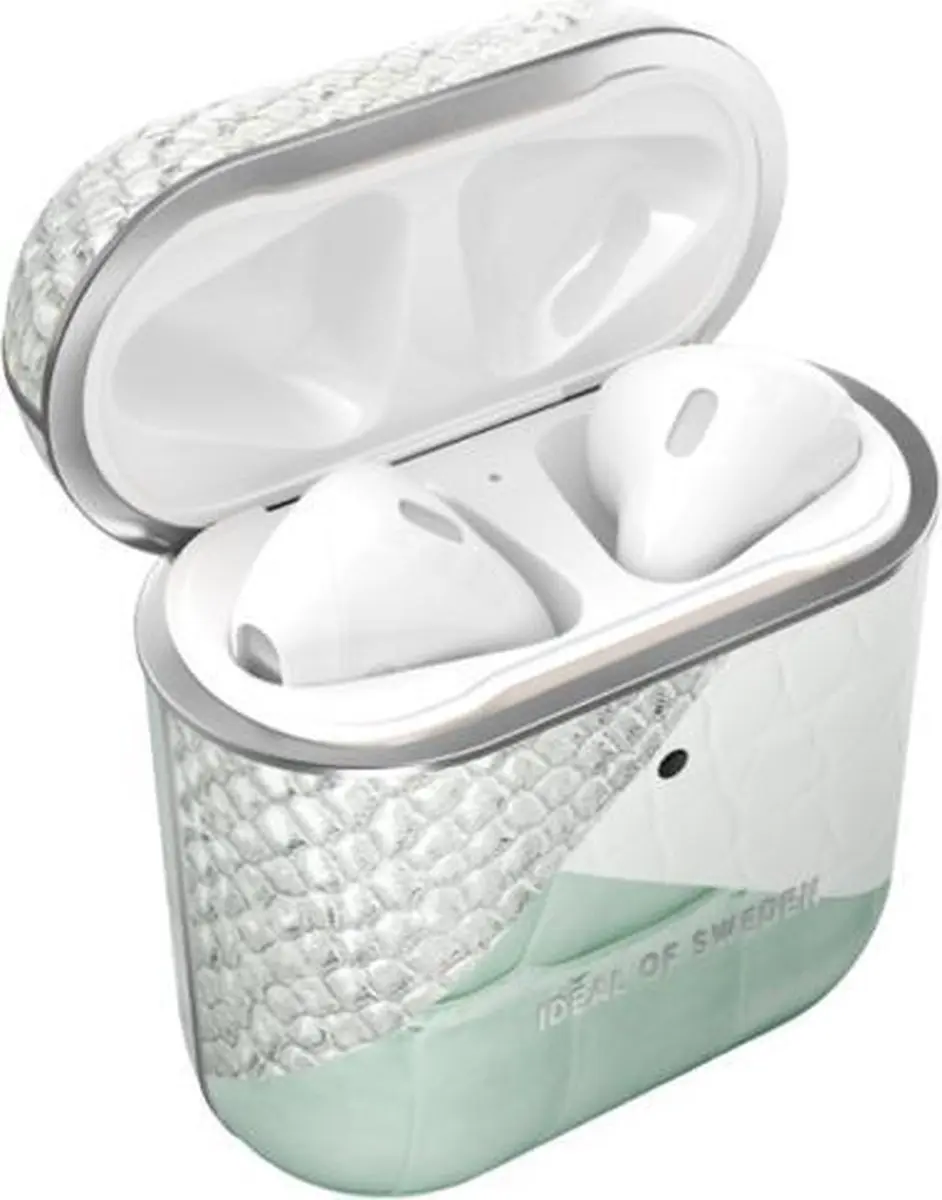 iDeal of Sweden AirPods Case PU - Apple AirPods 1/2 - Palladian Mint Snake