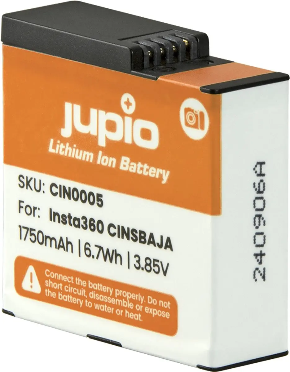 Jupio Insta360 CIN0005 Accu 1750mAh