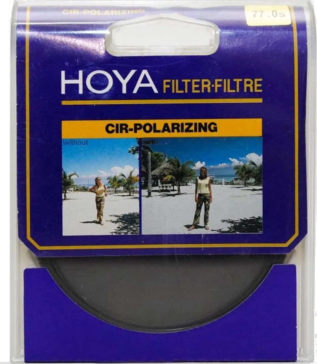 Hoya Circulair Polarisatiefilter CPL 72mm - Grijs/Zwart