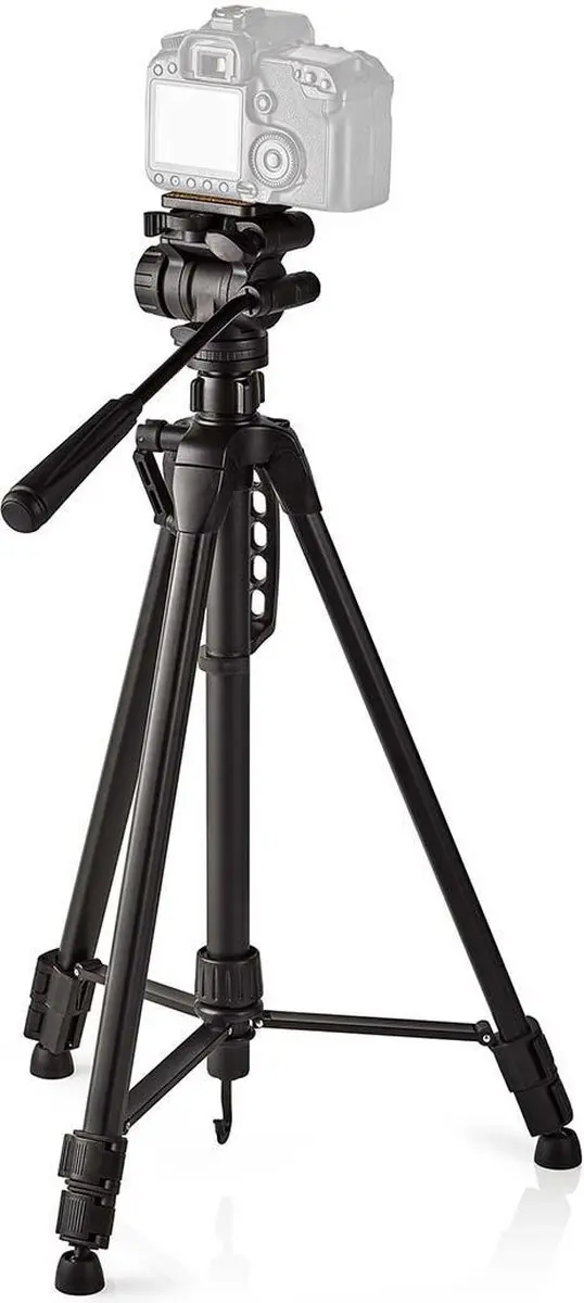 Nedis TPOD4100BK Statief - 3,0 kg - 62-158,5 cm - 3 Segmenten - Zwart