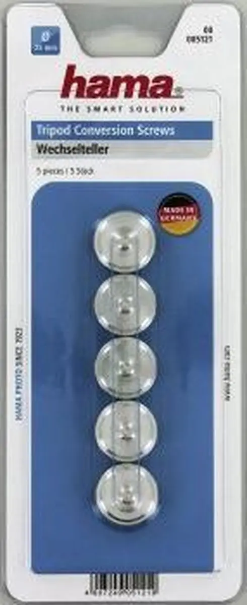Hama Verloopschroef 3/8" naar 1/4" - 5 Stuks