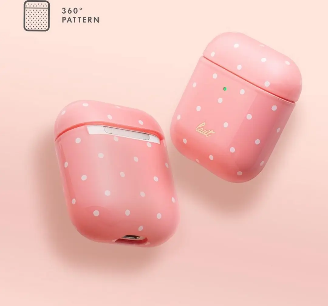Laut Dotty Hoesje AirPods - Roze