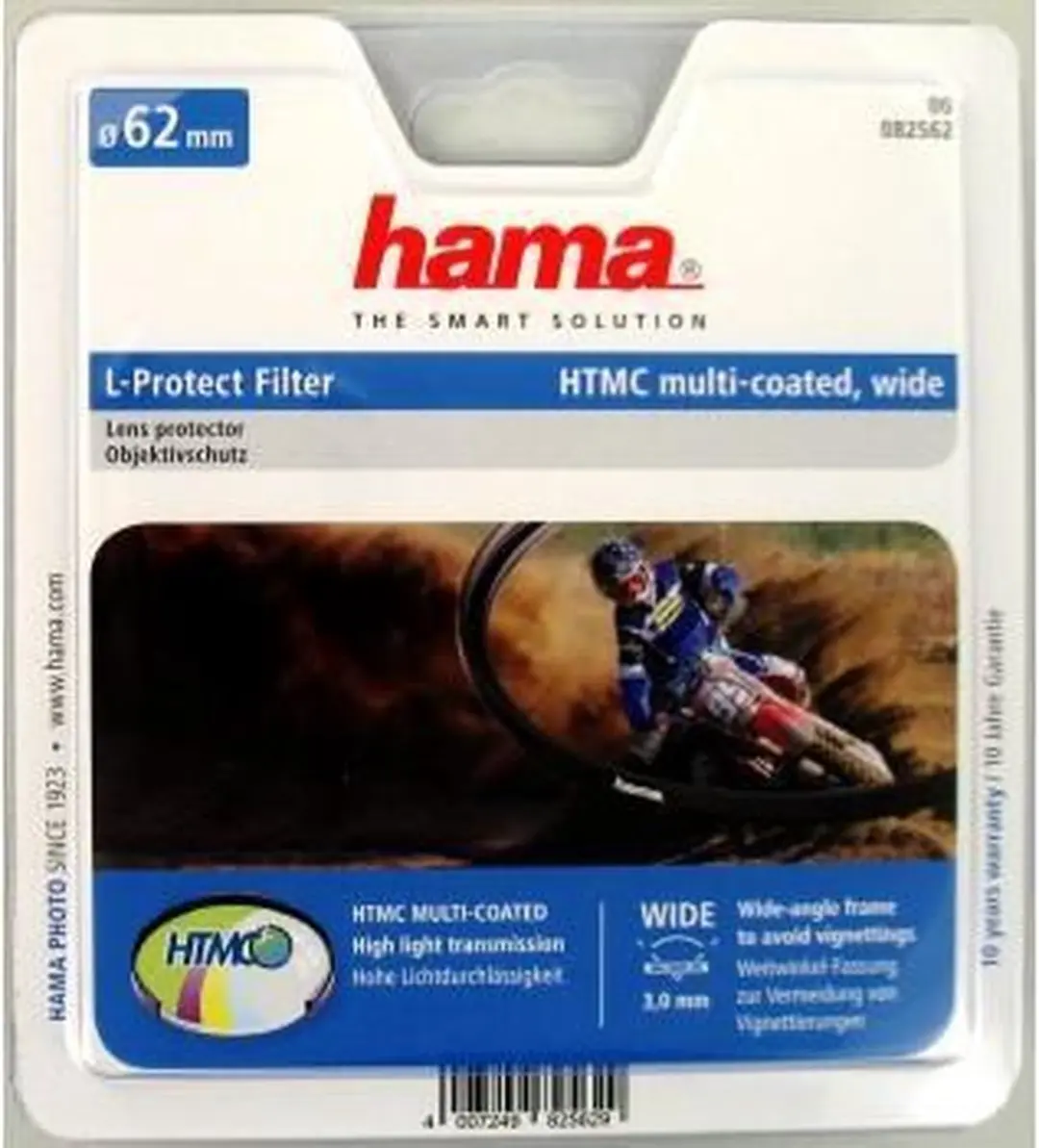 Hama L-Protect HTMC Wide 62mm Camerafilter - Zwart - afbeelding 5 van 6