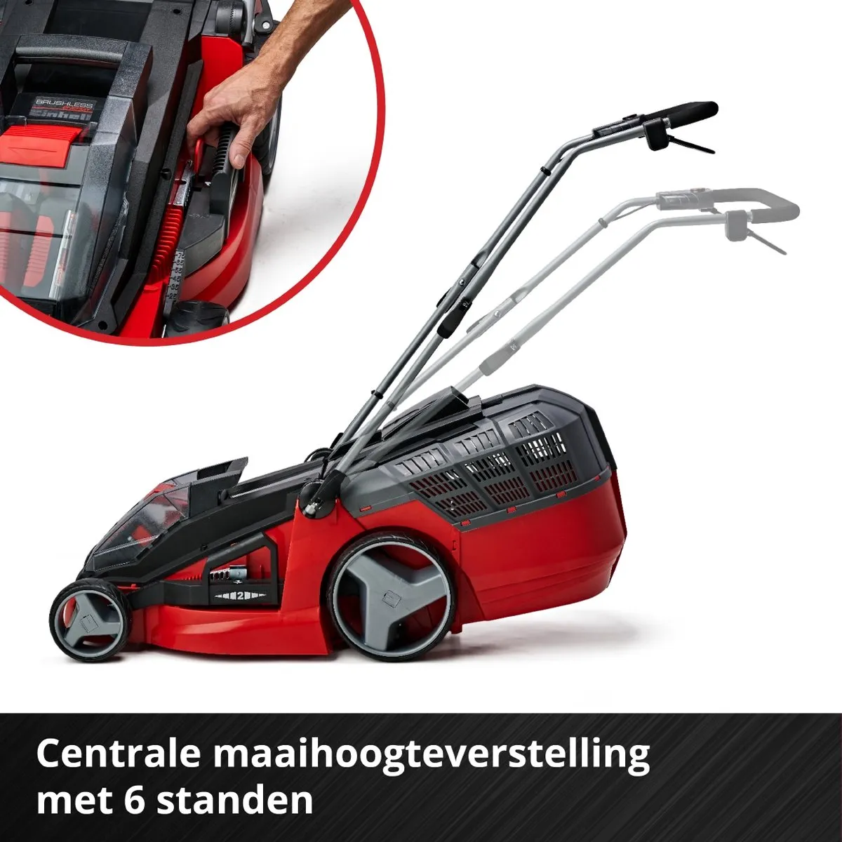 Einhell Accu Grasmaaier GE-CM 43 Li M Kit - 36V - 43cm - 2x 4.0Ah