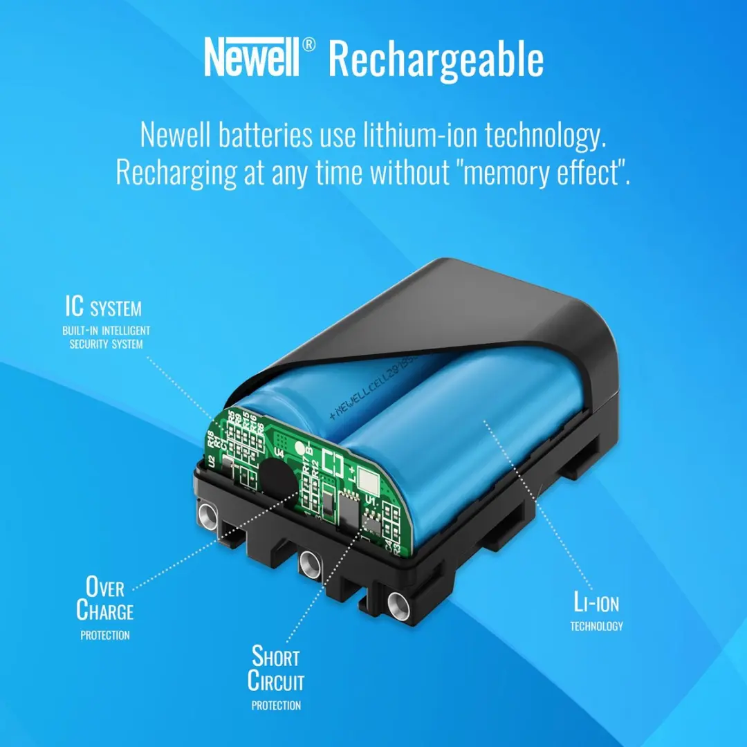 Newell Accu Panasonic DMW-BLC12 - 1200mAh - afbeelding 4 van 6