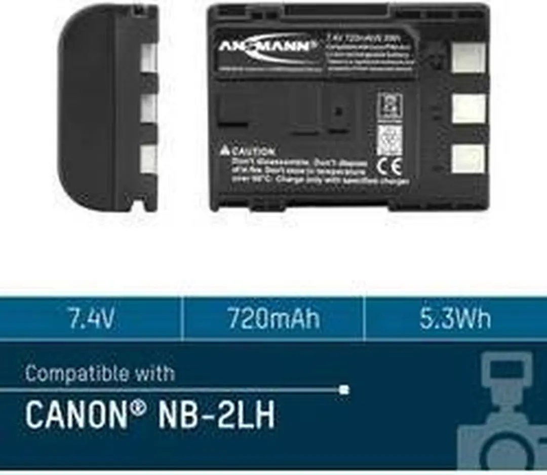 Ansmann A-Can NB 2 LH Li-ion Accupack 720mAh