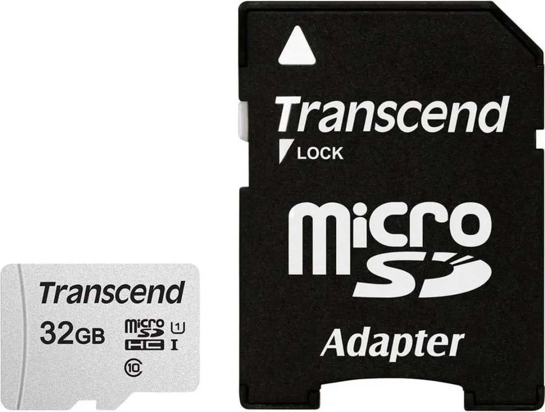 Transcend Premium 300S microSDHC 32GB UHS-I Class 10 - Incl. SD-adapter