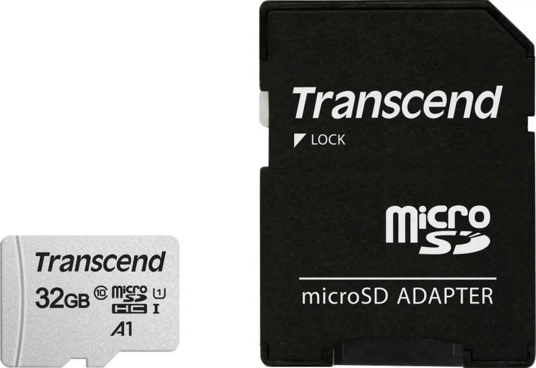 Transcend Premium 300S microSDHC 32GB UHS-I Class 10 - Incl. SD-adapter