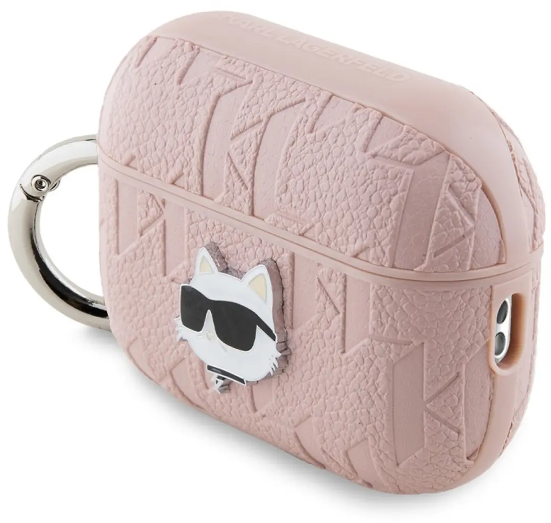 Karl Lagerfeld Monogram Choupette Hoes AirPods Pro 2 - Roze