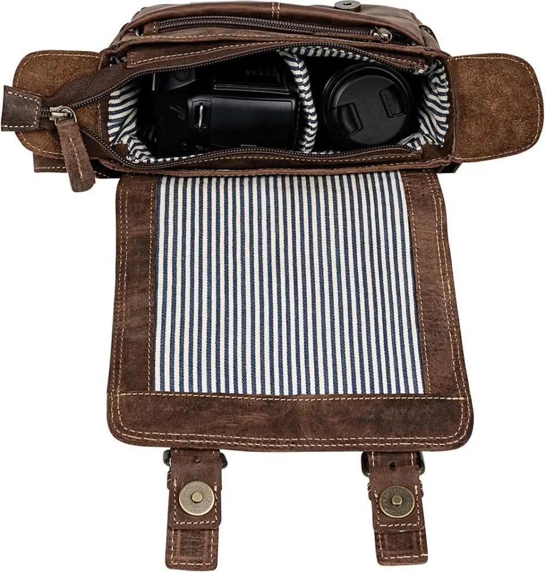 Dörr Kapstadt Leather Photobag Small - Bruin