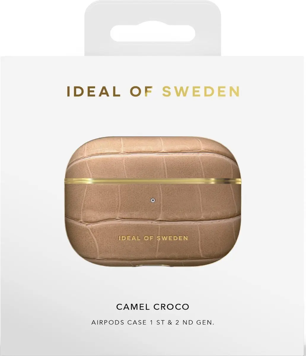 iDeal of Sweden AirPods Case PU Pro Camel Croco