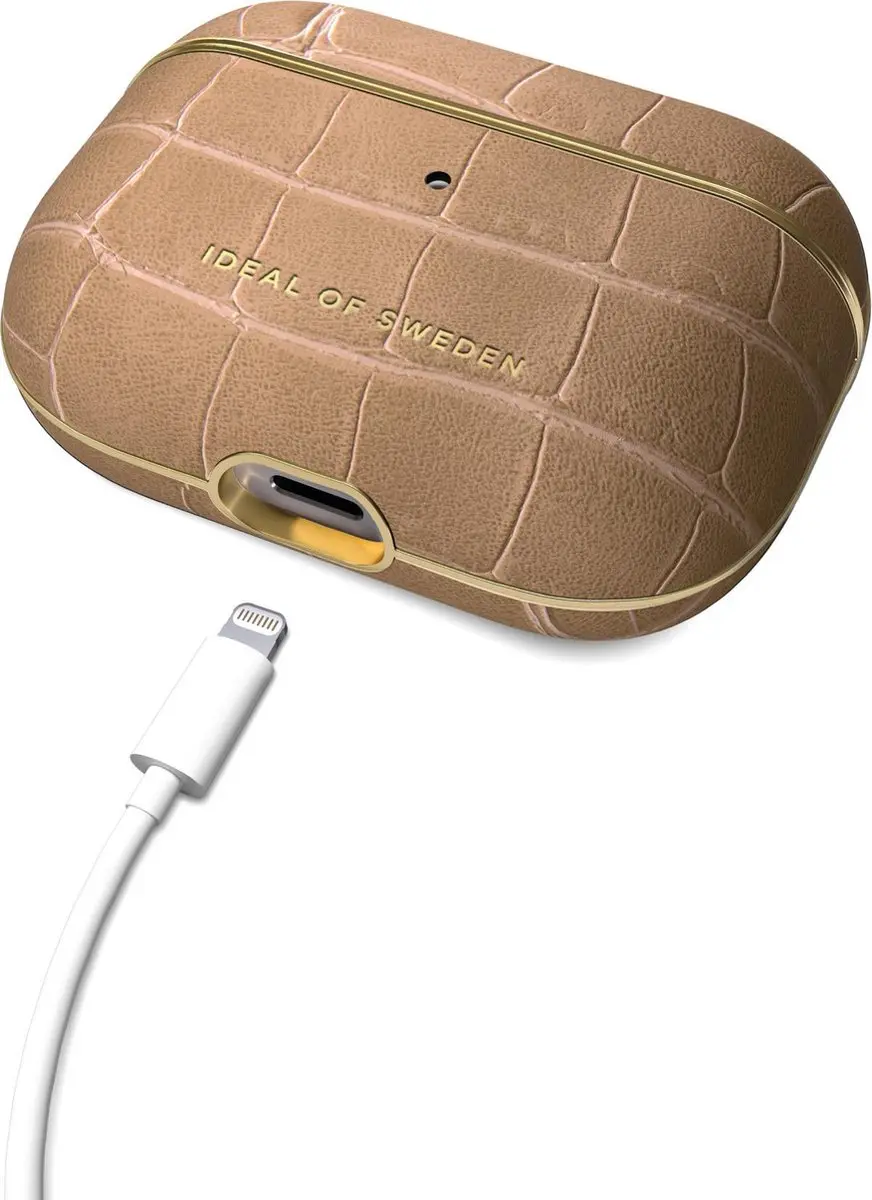 iDeal of Sweden AirPods Case PU Pro Camel Croco