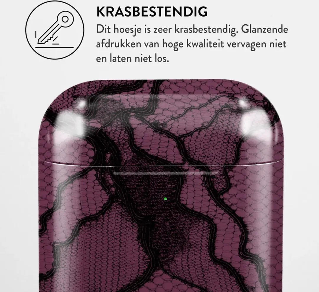 Burga That Girl Hoesje Apple AirPods 1 - Paars - AP_SP_VM_08