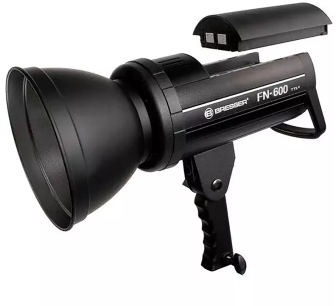Bresser FN-600 TTL Nikon Studioflitser 600Ws - Zwart - afbeelding 6 van 6