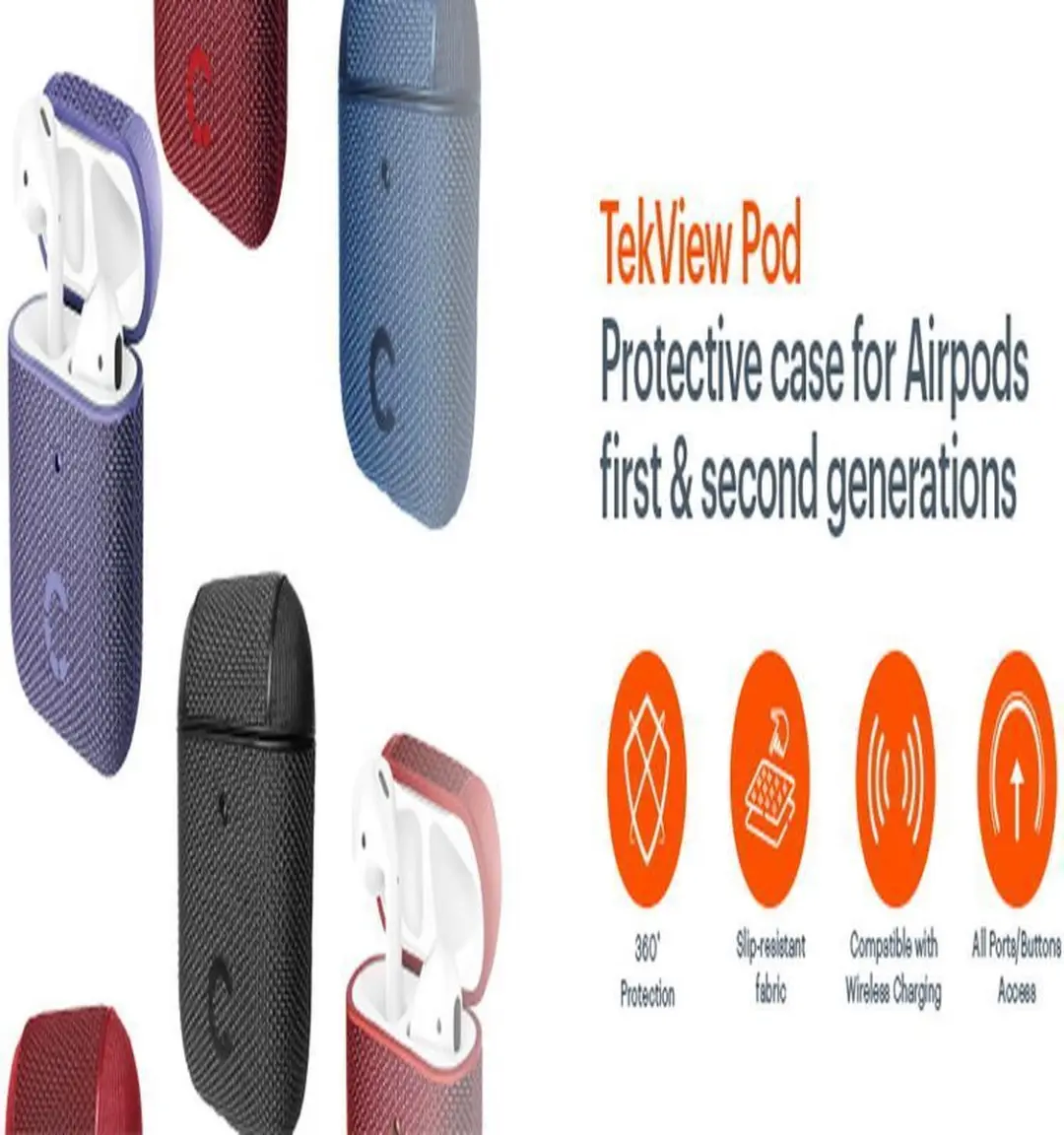 Cygnett Case voor AirPods 2/1 - Lila